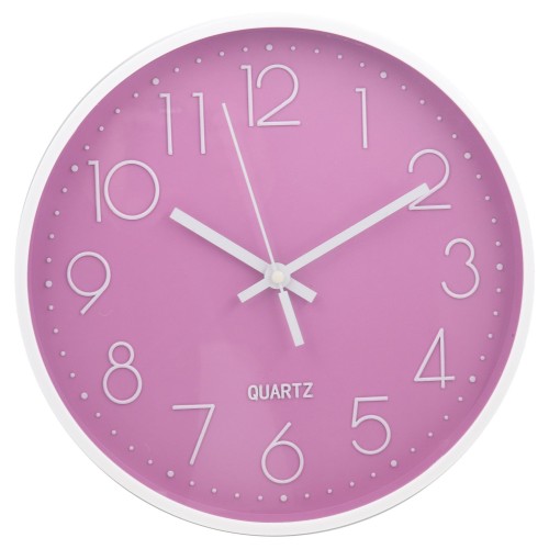 Plastic Wall Clock 12 Inch  Battery Operated  Decorative Clocks