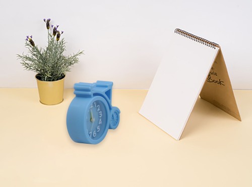 Plastic alarm clock Battery Operated  Decorative Clocks-5