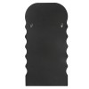 Plastic wave shaped mirror