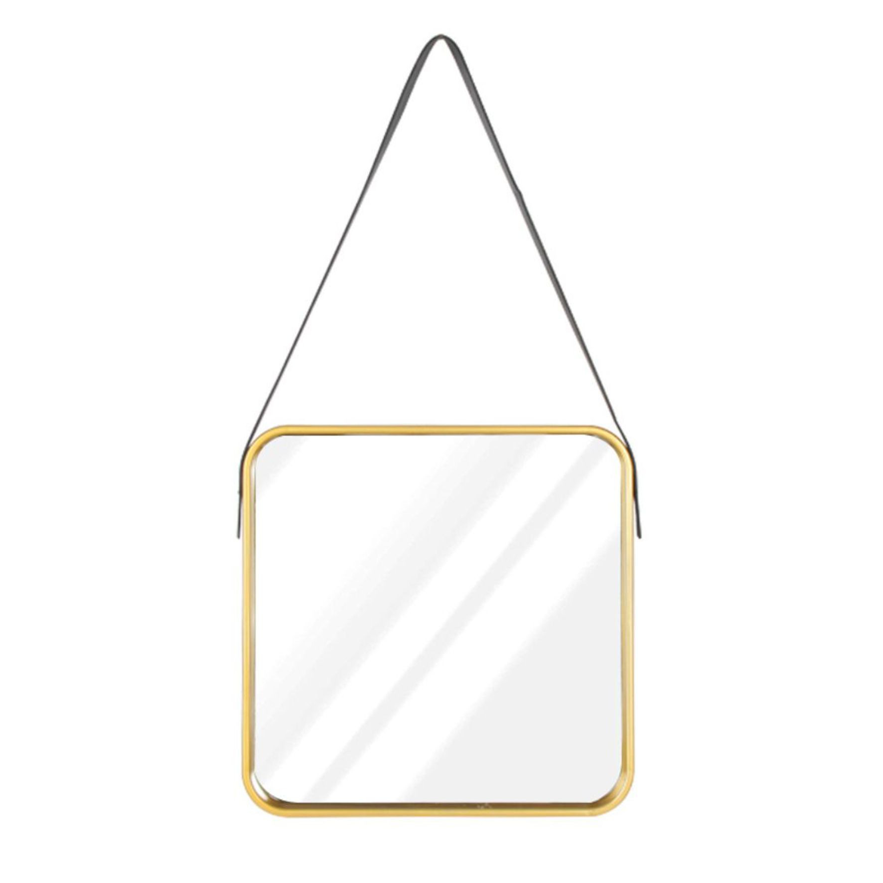 Plastic square belt mirror