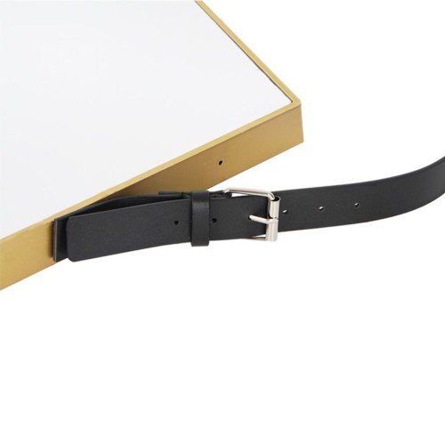 Plastic narrow edged diamond belt mirror