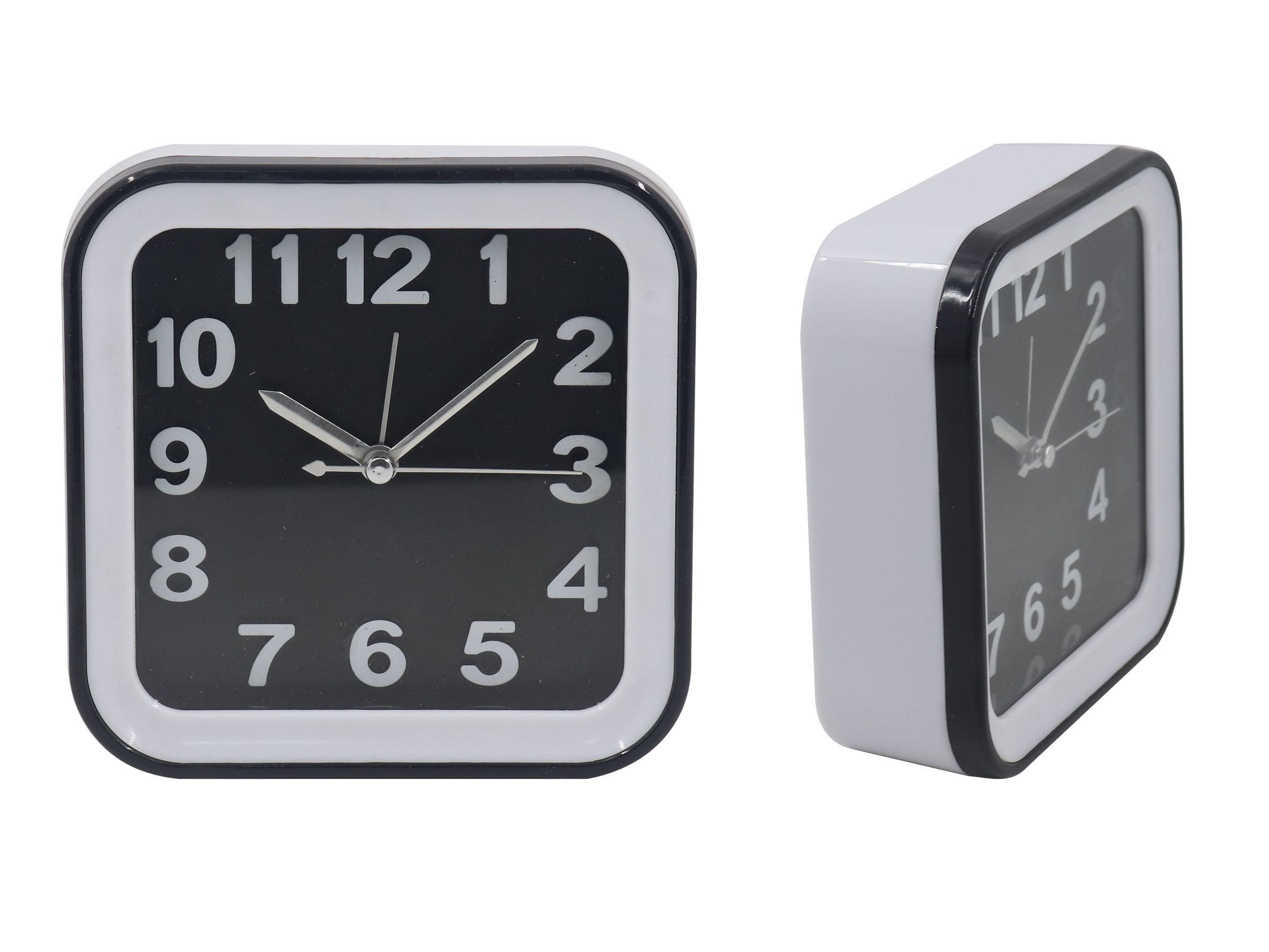 Plastic alarm clock Battery Operated  Decorative Clocks