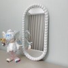 Plastic Mirror High Quality Roll Crushed Diamond Frame