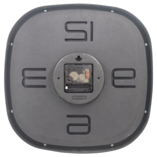 Square 3D digital Plastic wall clock