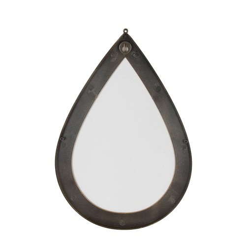 Plastic droplet shaped chain three piece mirror set